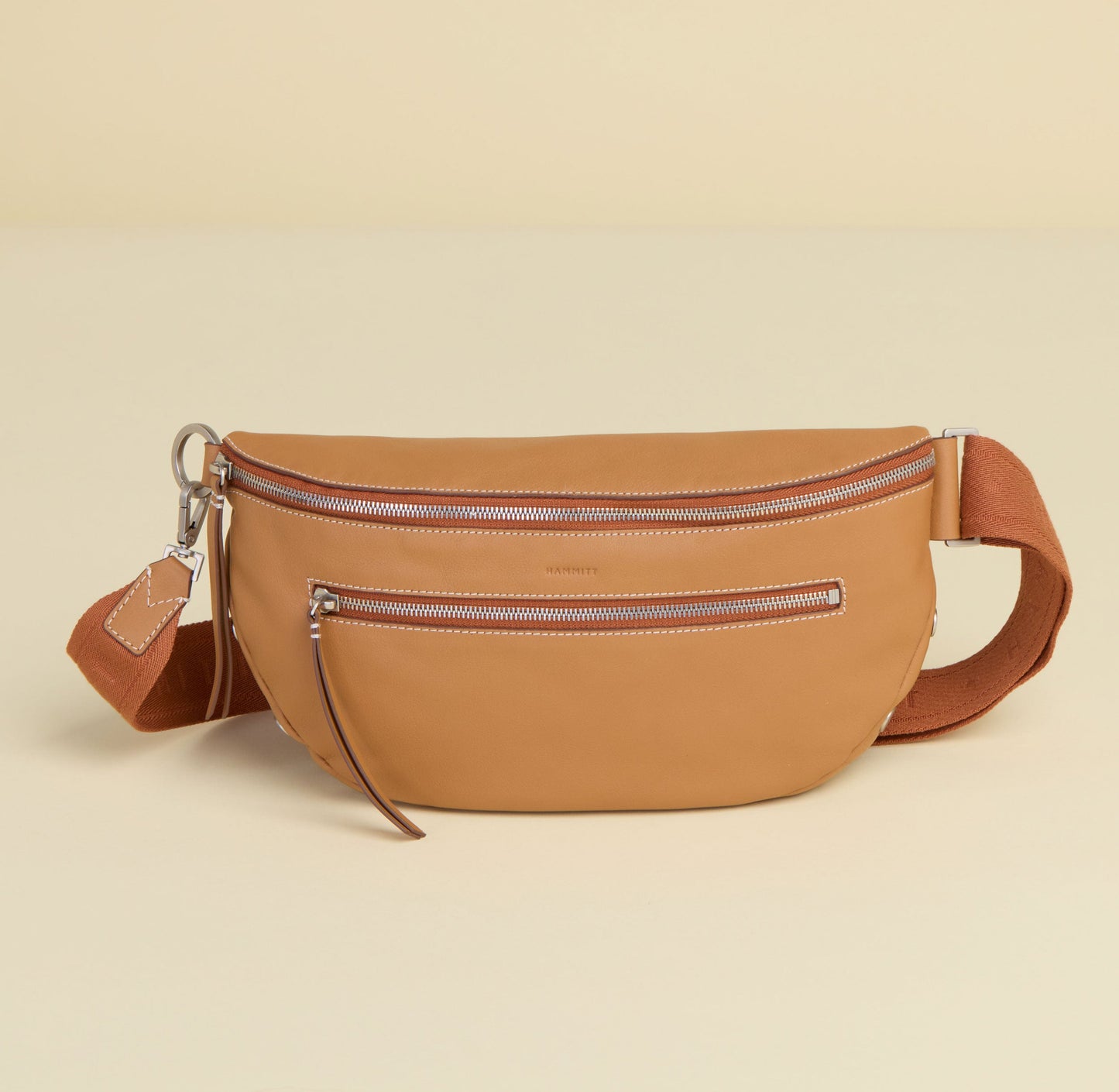 Charles Crossbody | Oak Edge/Brushed Silver | Lrg