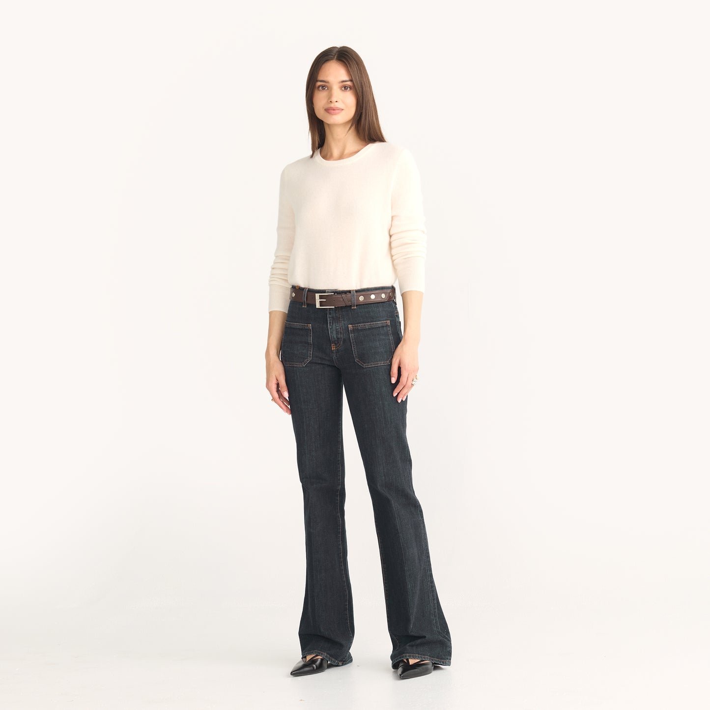 Charlie Rev Riveted Med-Tempo Black/Espresso Pebble-Modle-View-3