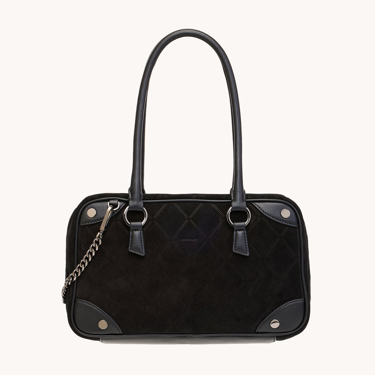 Meredith | Noir Diamond Suede/Gunmetal | Med