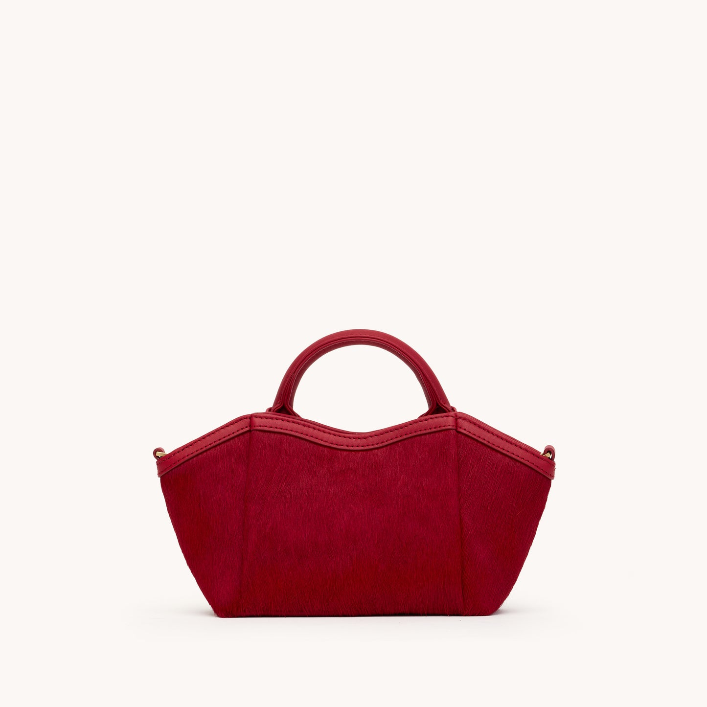 Paul-Ruby-Calf-Hair-Brushed-Gold-Mini-Back-View