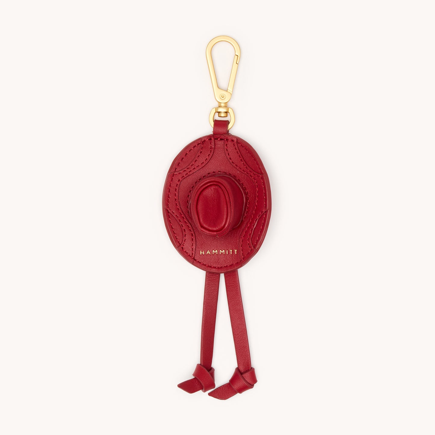 Cowboy Russ Charm | Red Flare/Brushed Gold