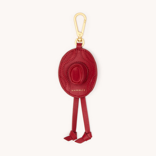 Cowboy Russ Charm | Red Flare/Brushed Gold