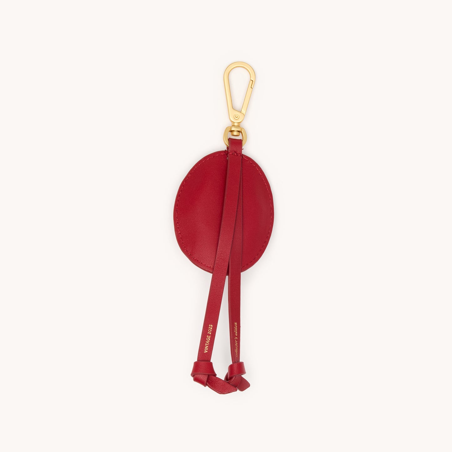 Cowboy Russ Charm | Red Flare/Brushed Gold