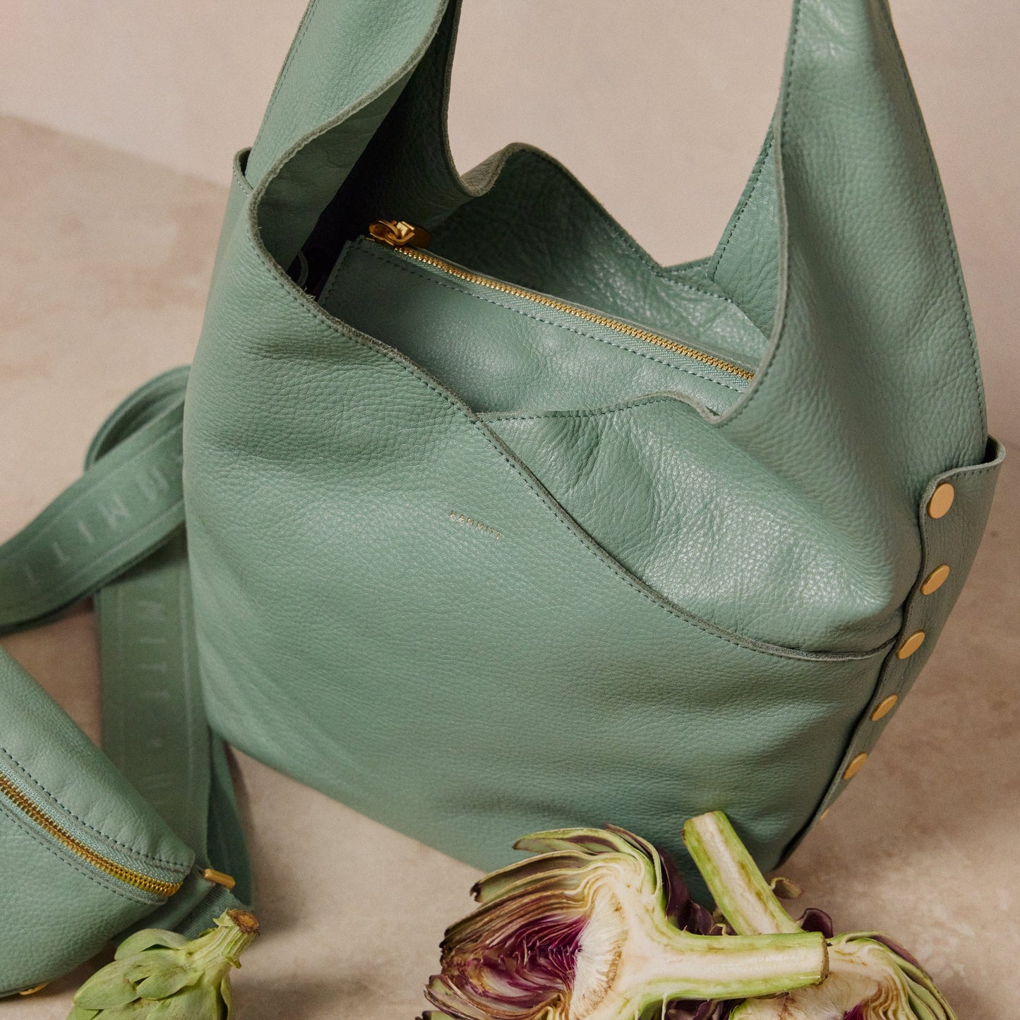 Tom | Artichoke/Brushed Gold | Lrg