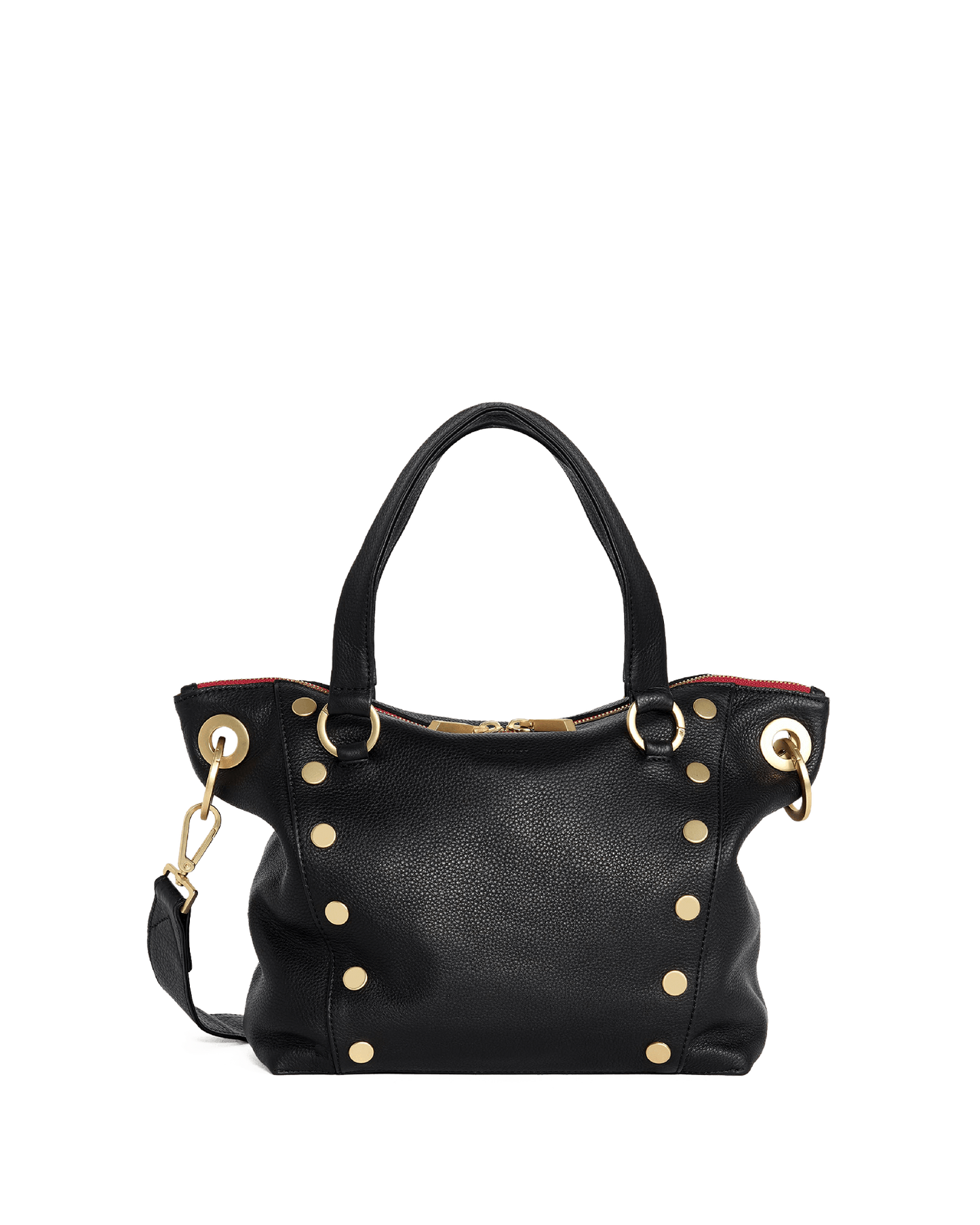 Daniel | Black/Brushed Gold Red Zip | Med