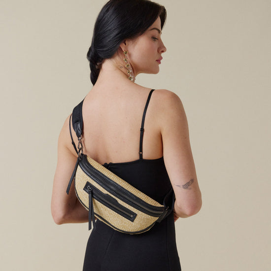 Charles-Crossbody-Med-Chaparral-Raffia-GM-Model-View-2