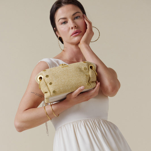 Daniel-Crossbody-Clutch-Sml-Calla-Lily-White-Raffia-BG-Model-View-4