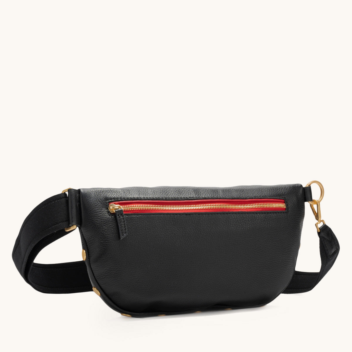 Charles-Crossbody-Lrg-Black-BG-Red-Zip-Back-View