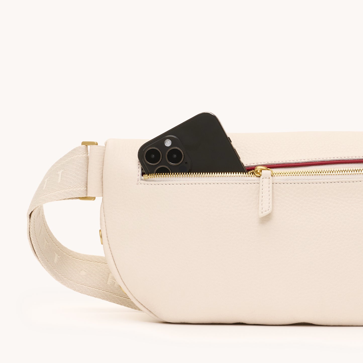 Charles Crossbody | Calla Lily White/Brushed Gold | Lrg