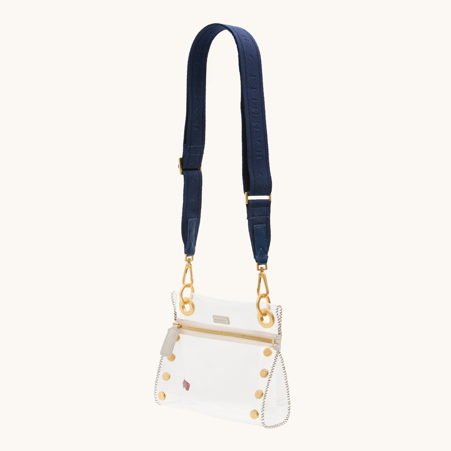 Webbing Crossbody Strap-Riviera Navy-BG-Crossobyd-View