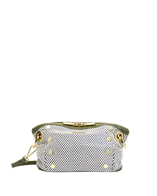 Daniel Crossbody Clutch | Meadow Weave/Gold | Sml