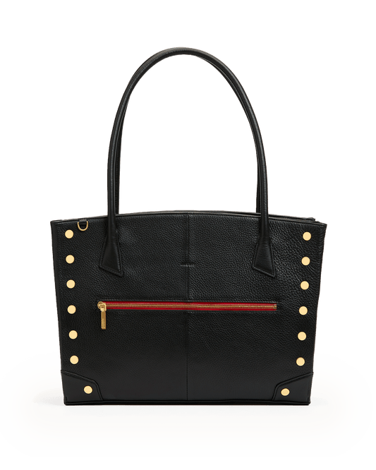 Elle Work Carry | Black/Brushed Gold Red Zip