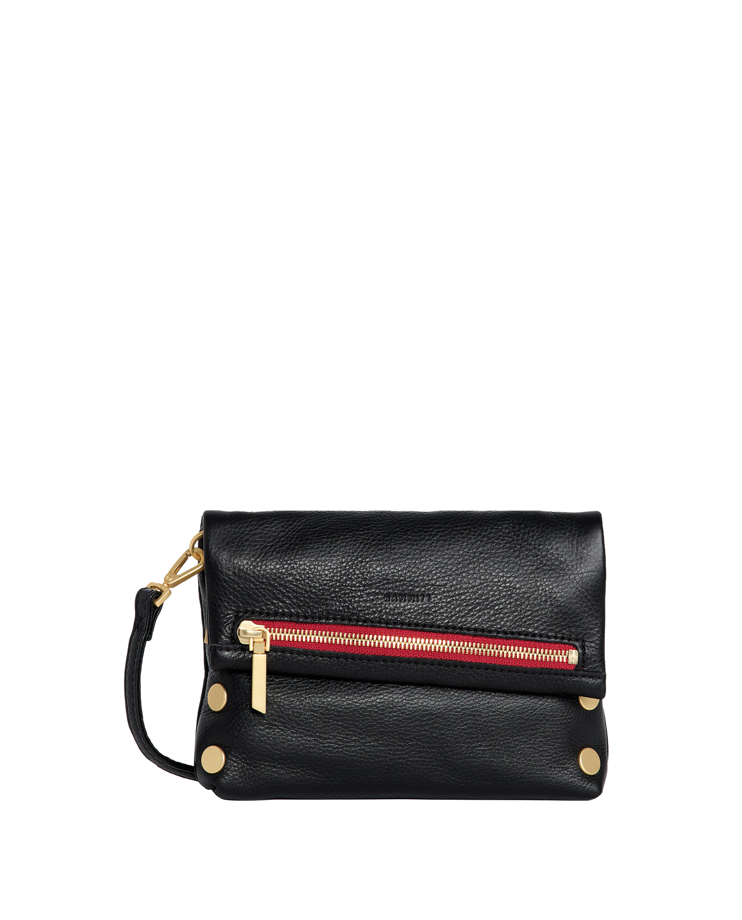 VIP | Black/Brushed Gold Red Zip | Sml