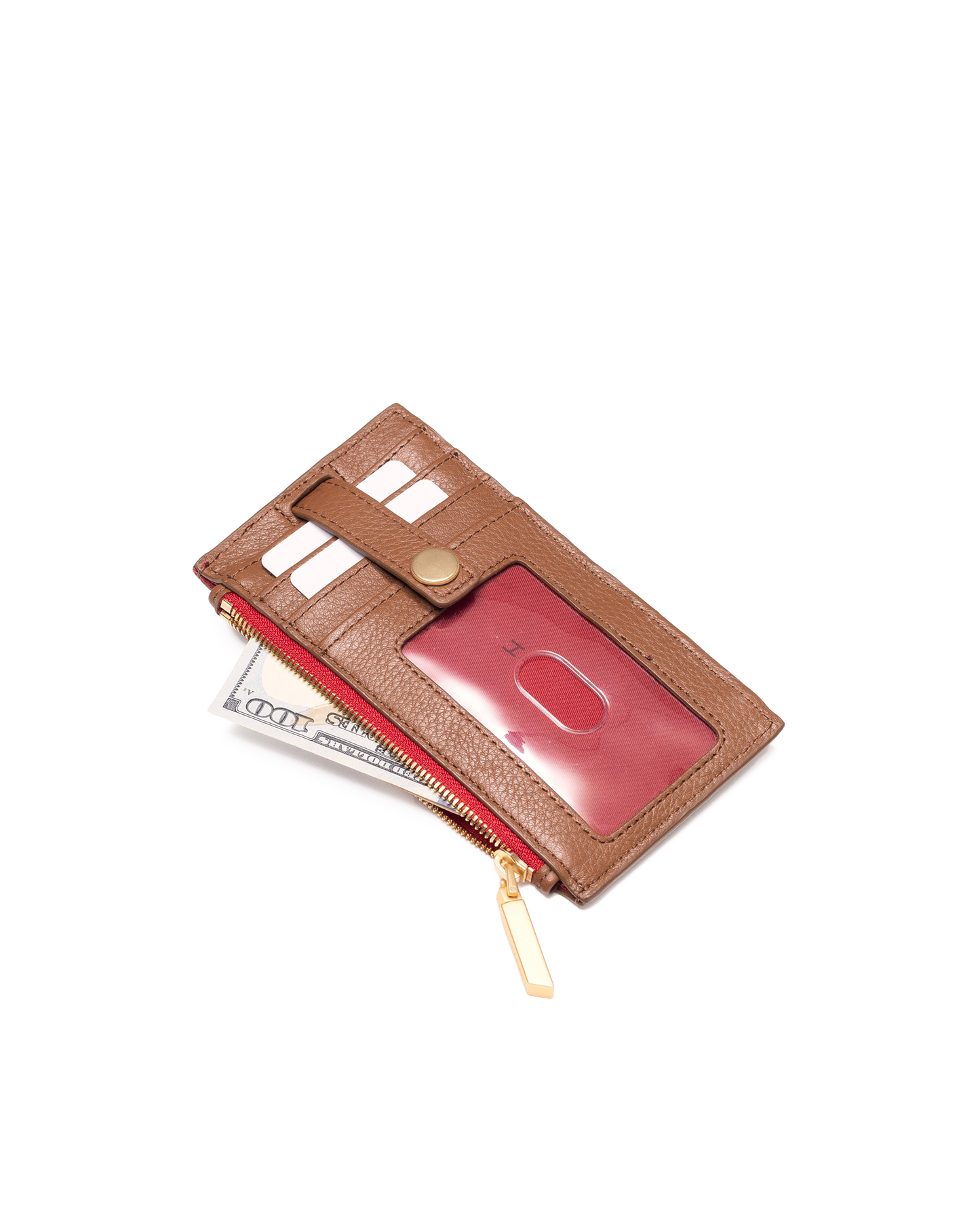 210 West | Mahogany Pebble/Brushed Gold Red Zip