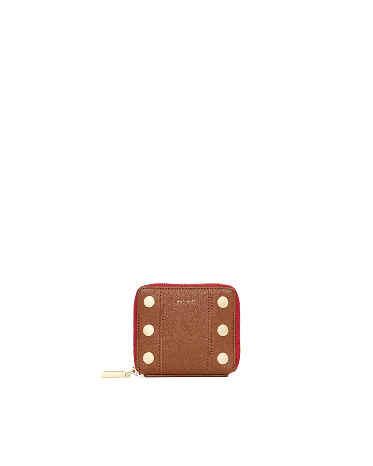5 North | Mahogany Pebble/Brushed Gold Red Zip