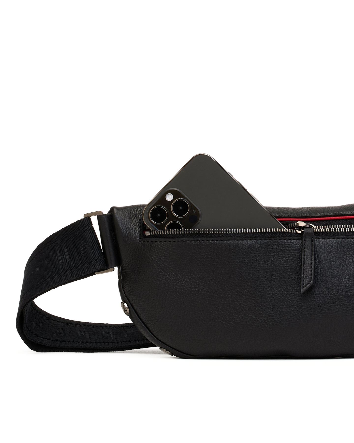 Charles Crossbody | Black/Gunmetal