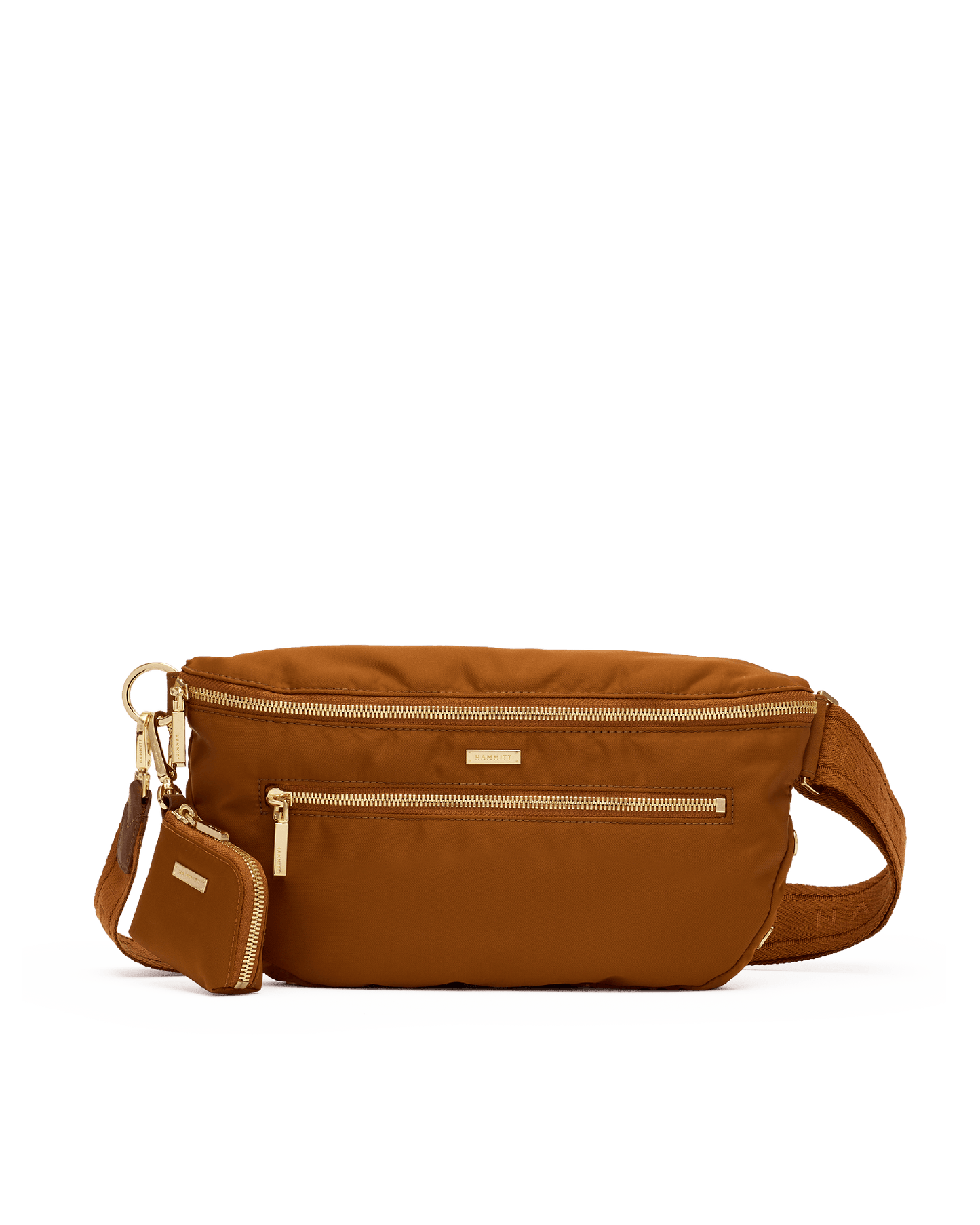 Charles-Crossbody-Lrg-Amber-Nylon-G-Front-View