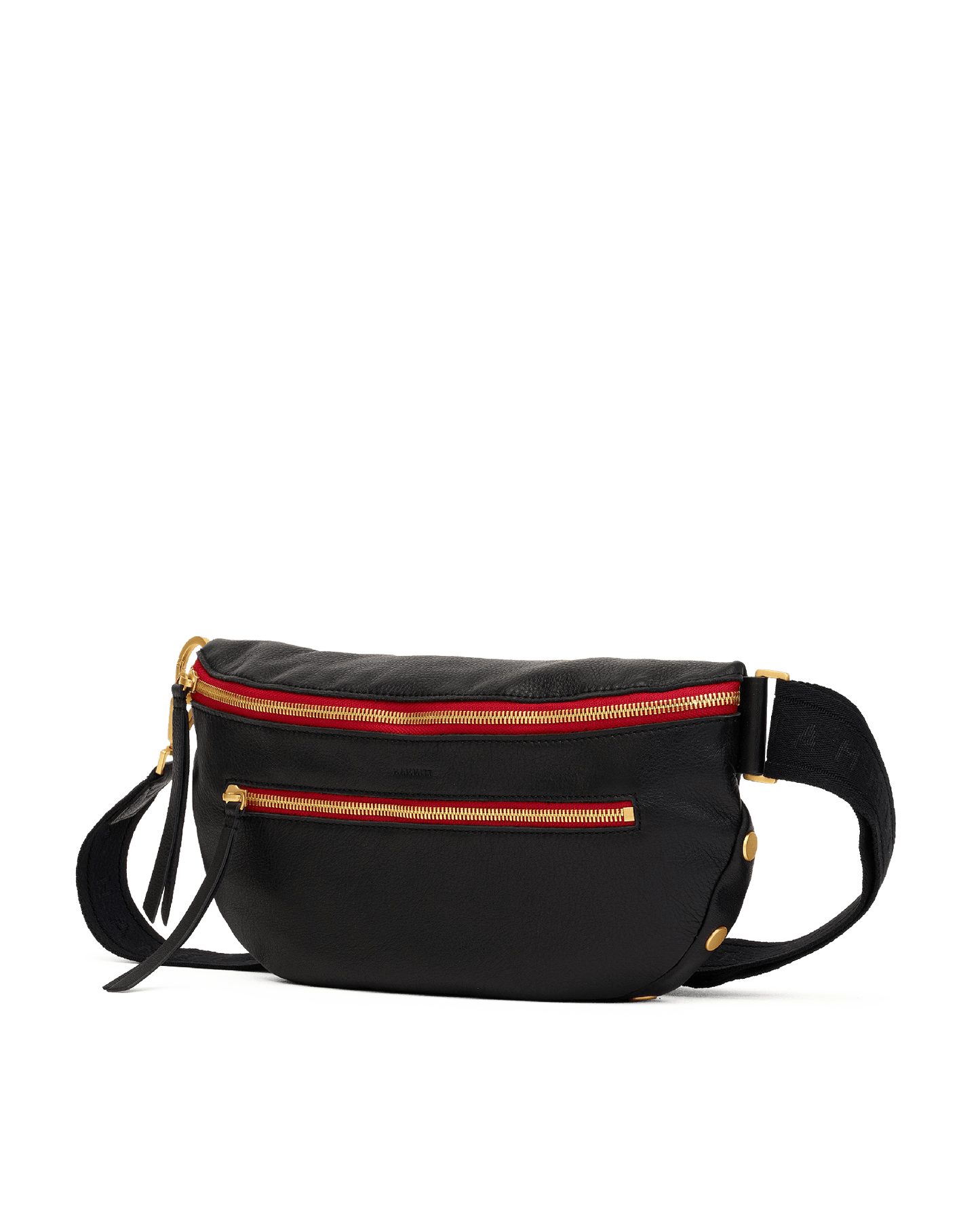 Charles-Crossbody-Lrg-Black-BG-Red-Zip-Front-View-2