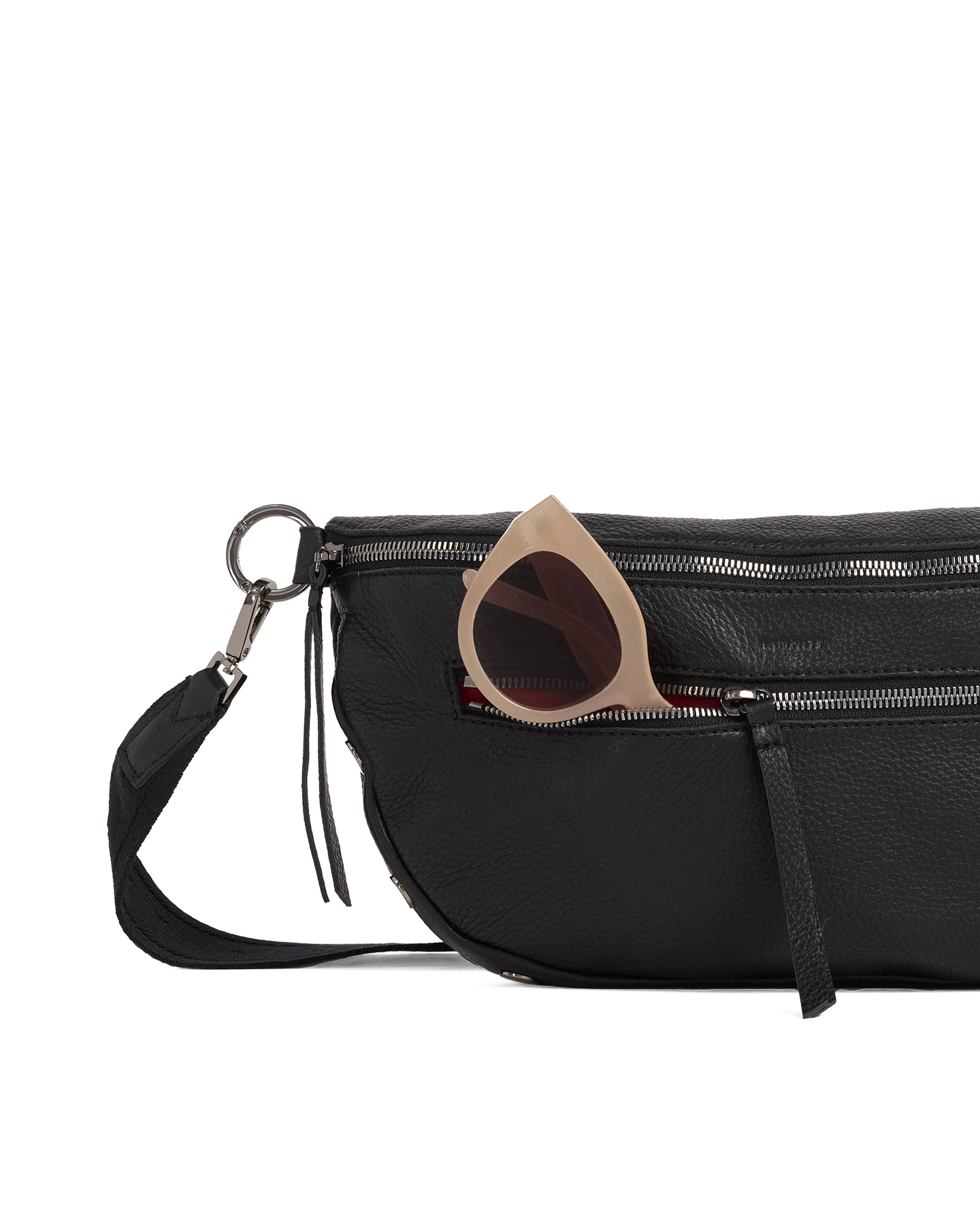 Charles Crossbody | Black/Gunmetal | Lrg