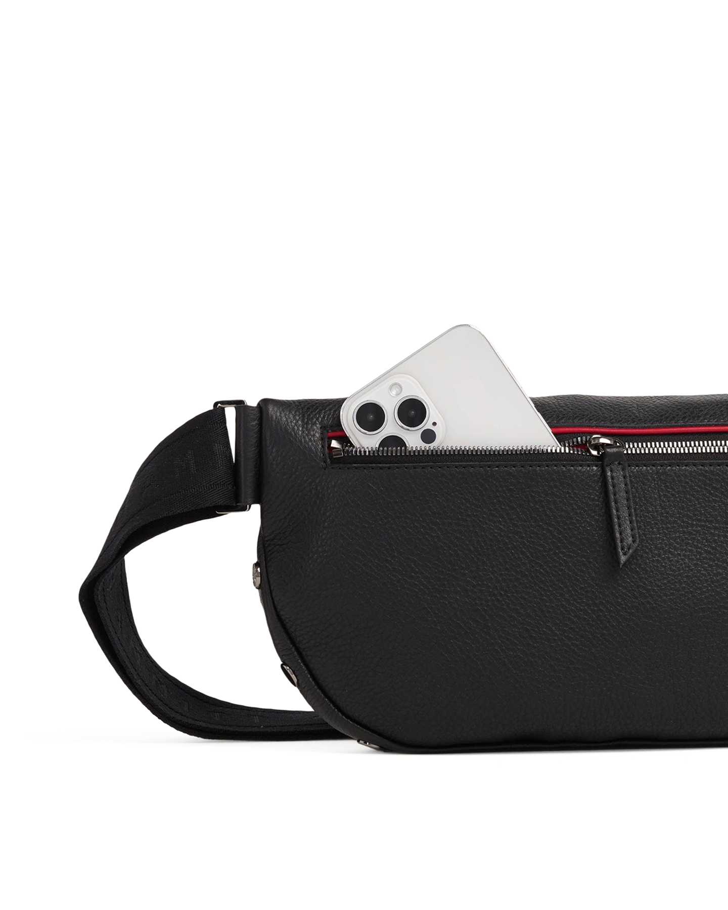 Charles Crossbody | Black/Gunmetal | Lrg