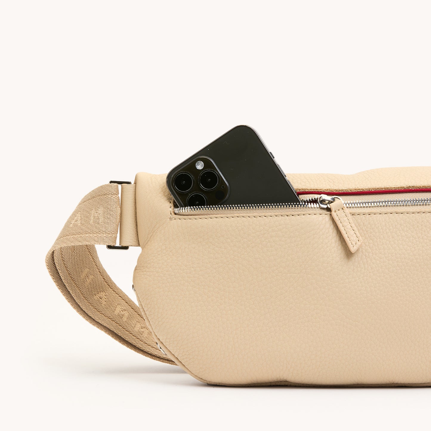 Charles Crossbody | Limestone/Silver | Lrg