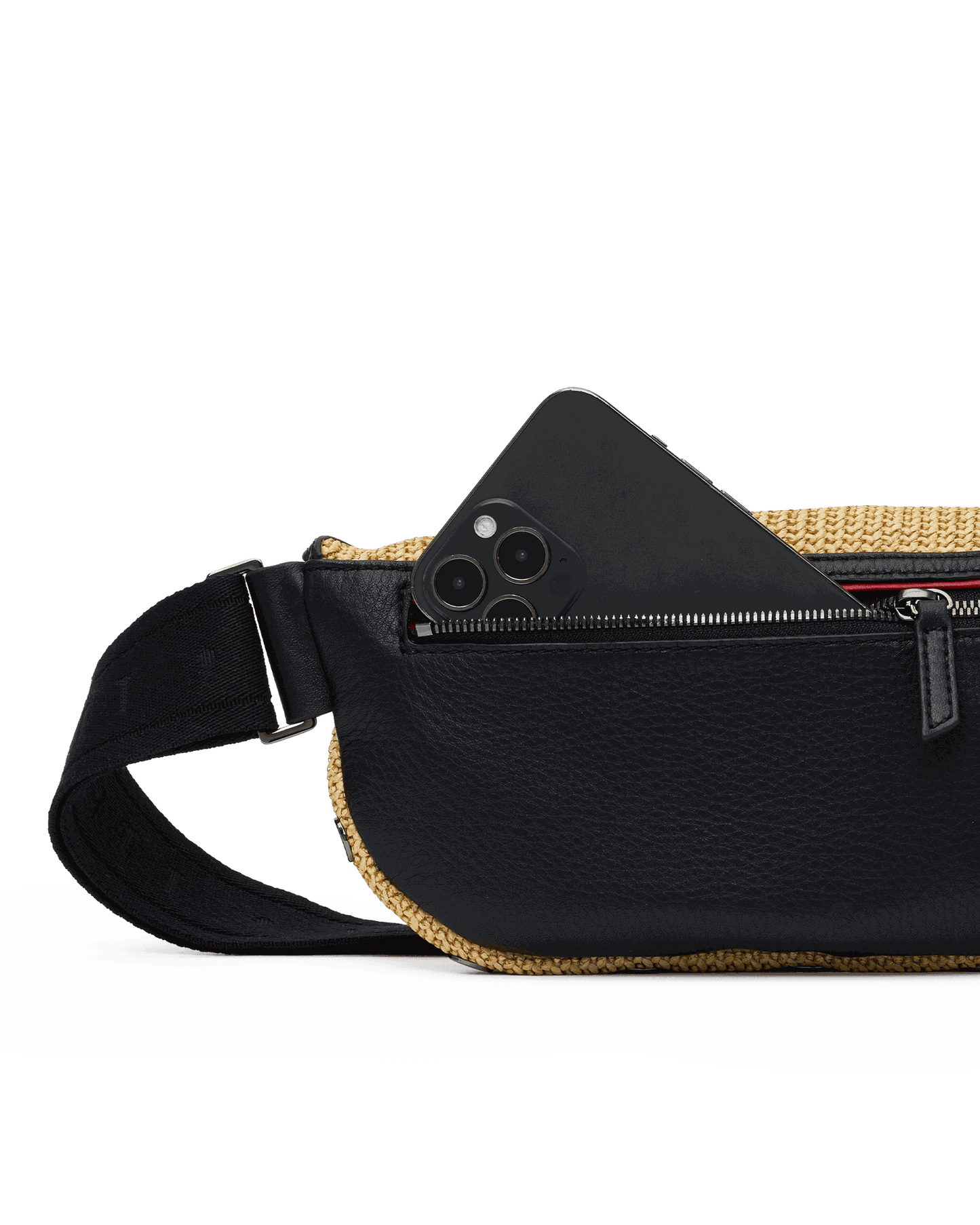Charles-Crossbody-Med-Noir-Smooth-Raffia-GM-Back-View-Detail