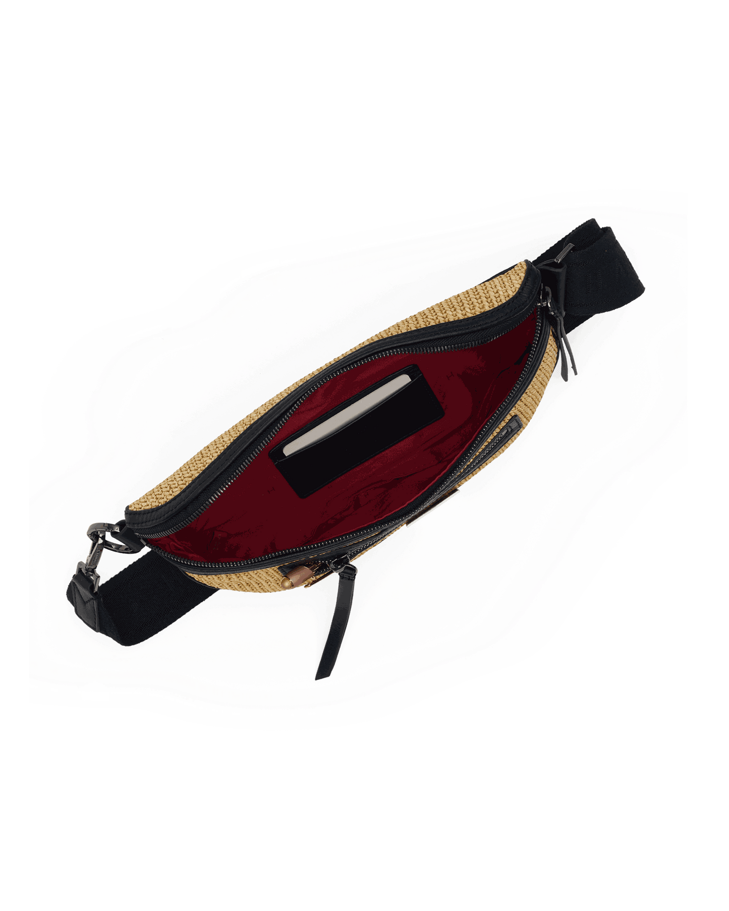 Charles-Crossbody-Med-Noir-Smooth-Raffia-GM-Inside-View