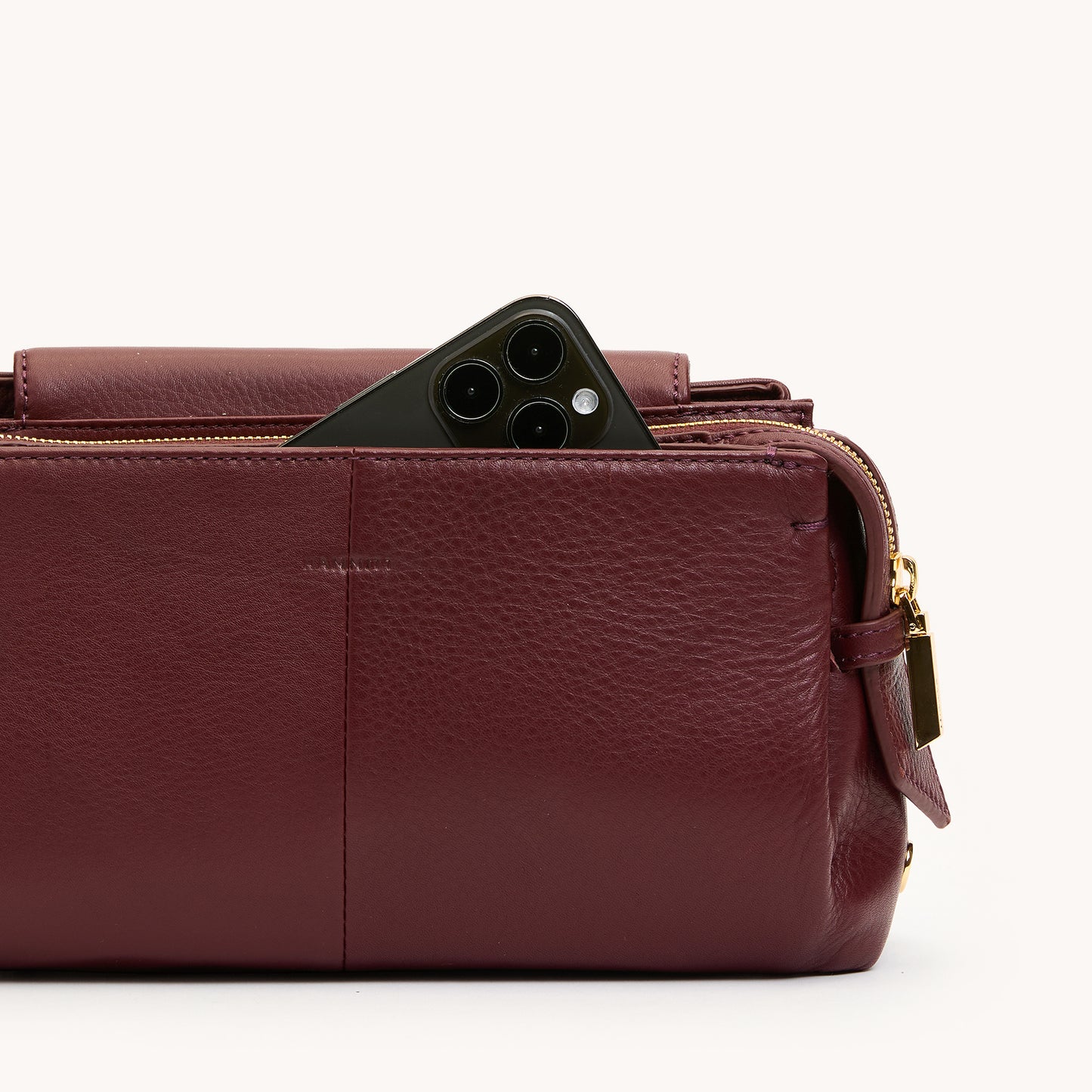 Charlotte | Cherrywood Pebble/Gold | Med