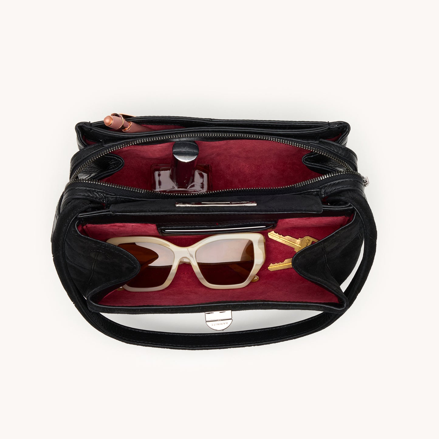 Charlotte | Noir Diamond Suede/Gunmetal | Med