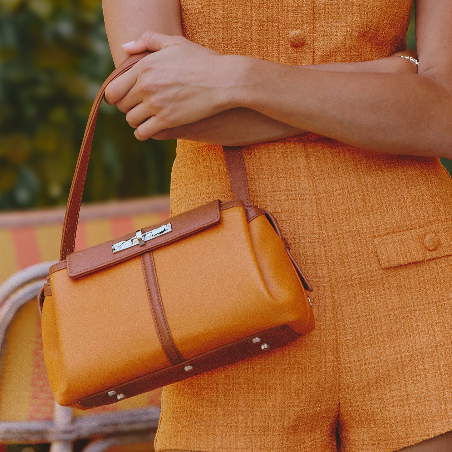 Charlotte | Tailored Tangerine/Silver | Med