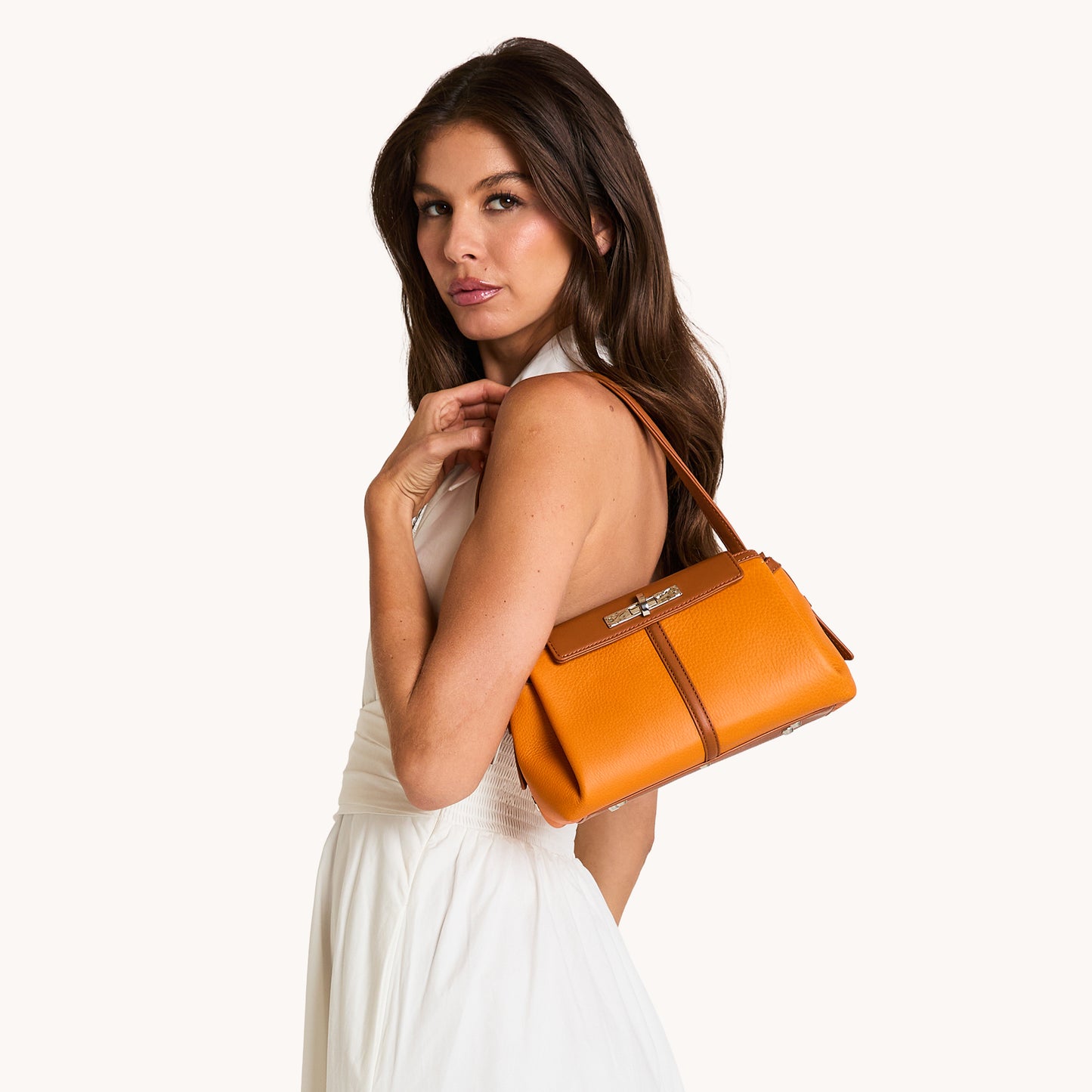 Charlotte-Med-Tailored-Tangerine-S-Model-View