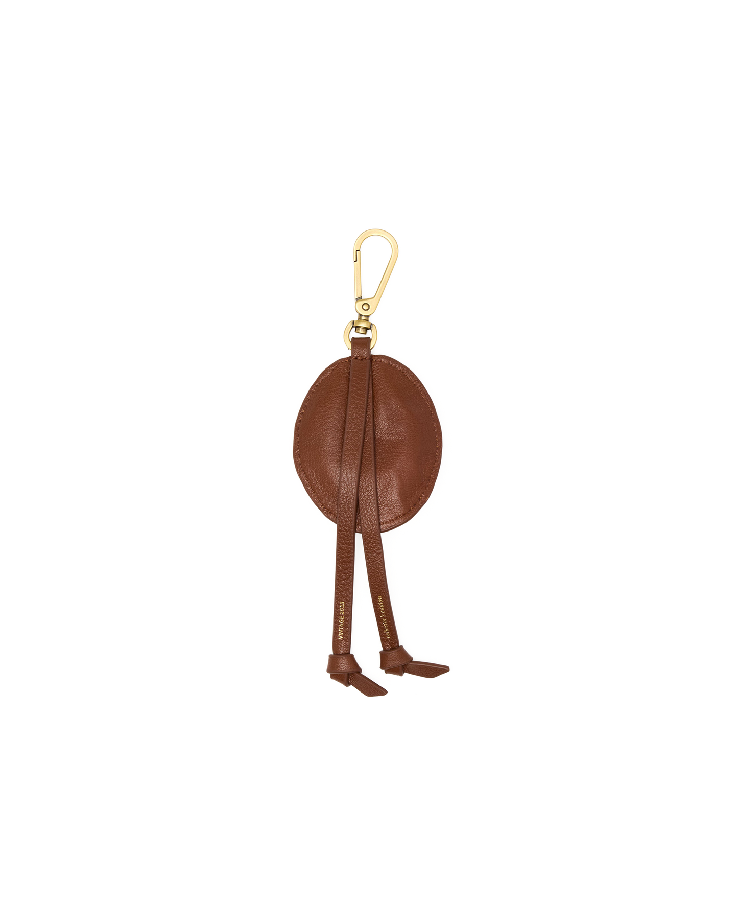 Cowboy Russ Charm | Chocolate Diamond Pebble/Antique Gold