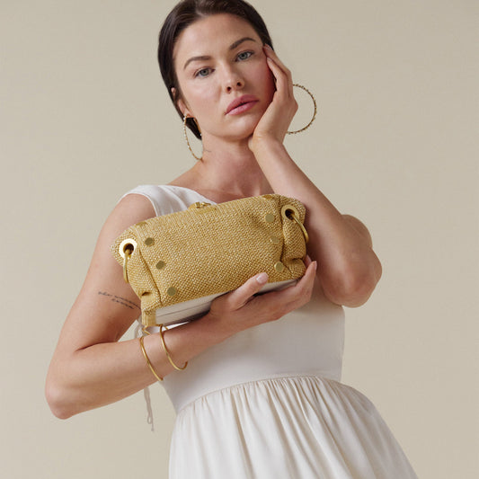 Daniel-Crossbody-Clutch-Sml-Calla-Lily-White-Raffia-BG-Model-View-4