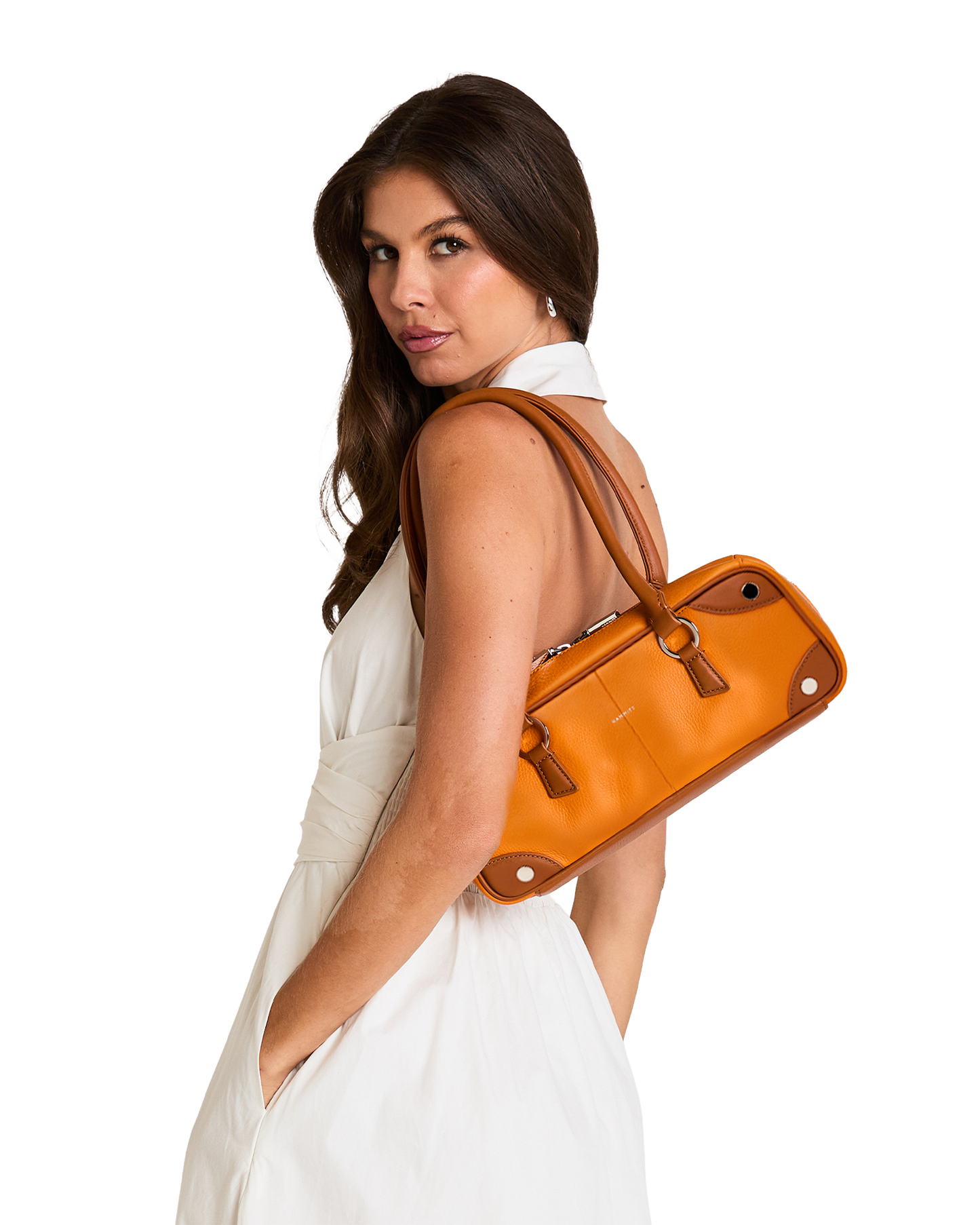Meredith | Tailored Tangerine/Silver | Sml