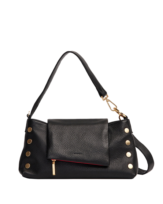 VIP-Satchel-Black-BG-Red-Zip-Front-View