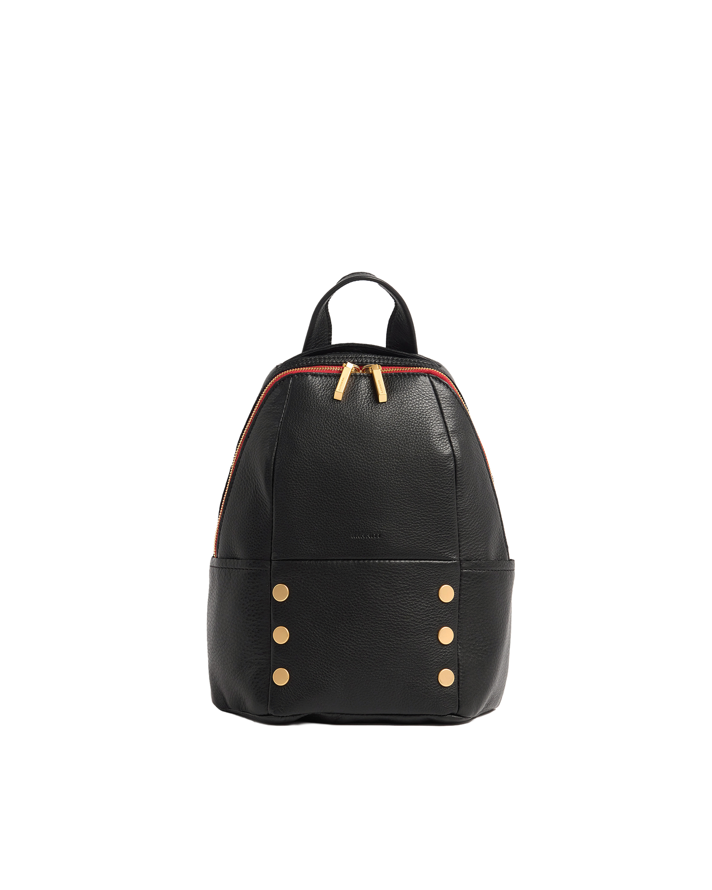 Hunter | Black/Brushed Gold Red Zip | Med