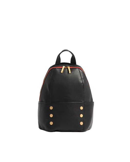Hunter | Black/Brushed Gold Red Zip | Med