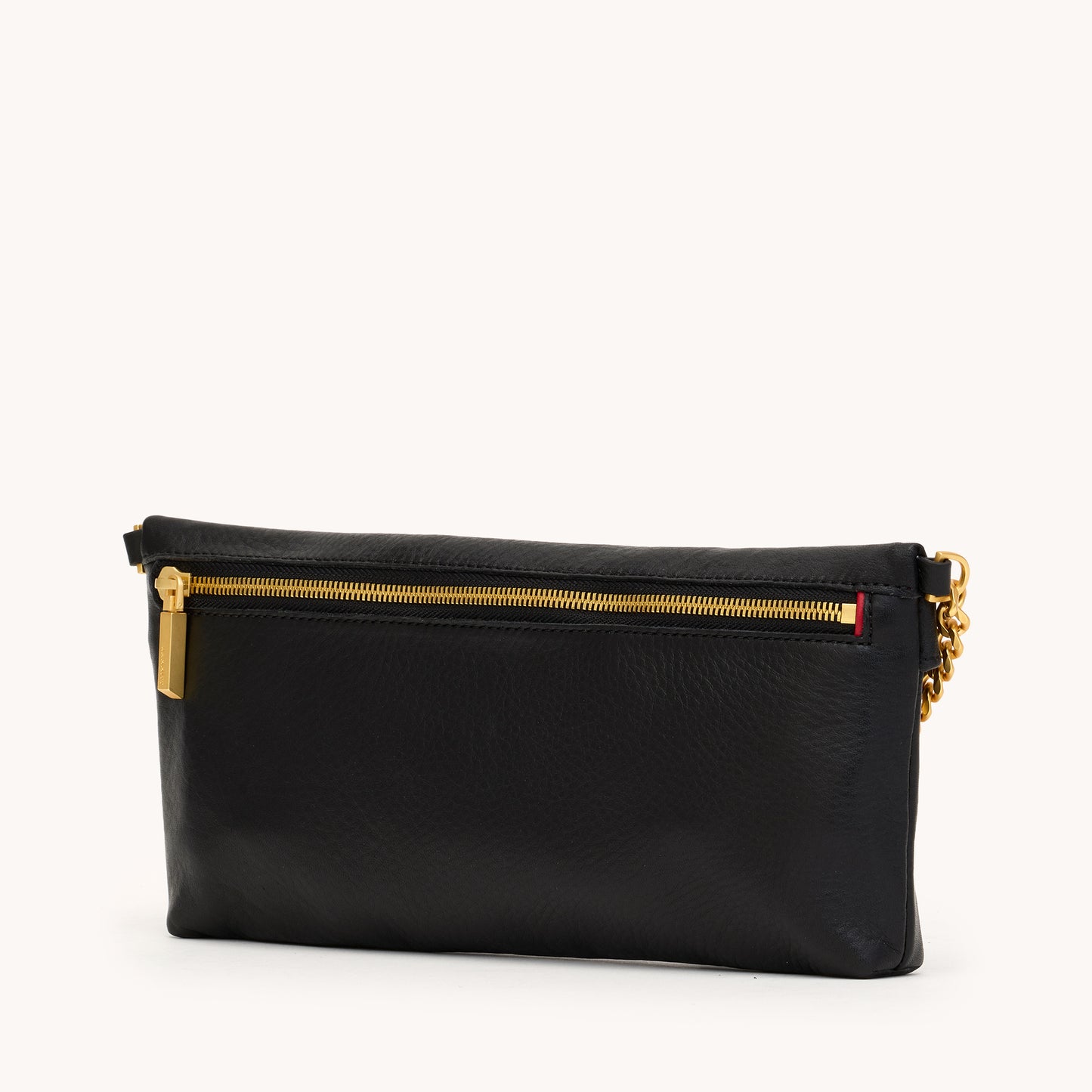 Invitation Clutch | Black/Brushed Gold