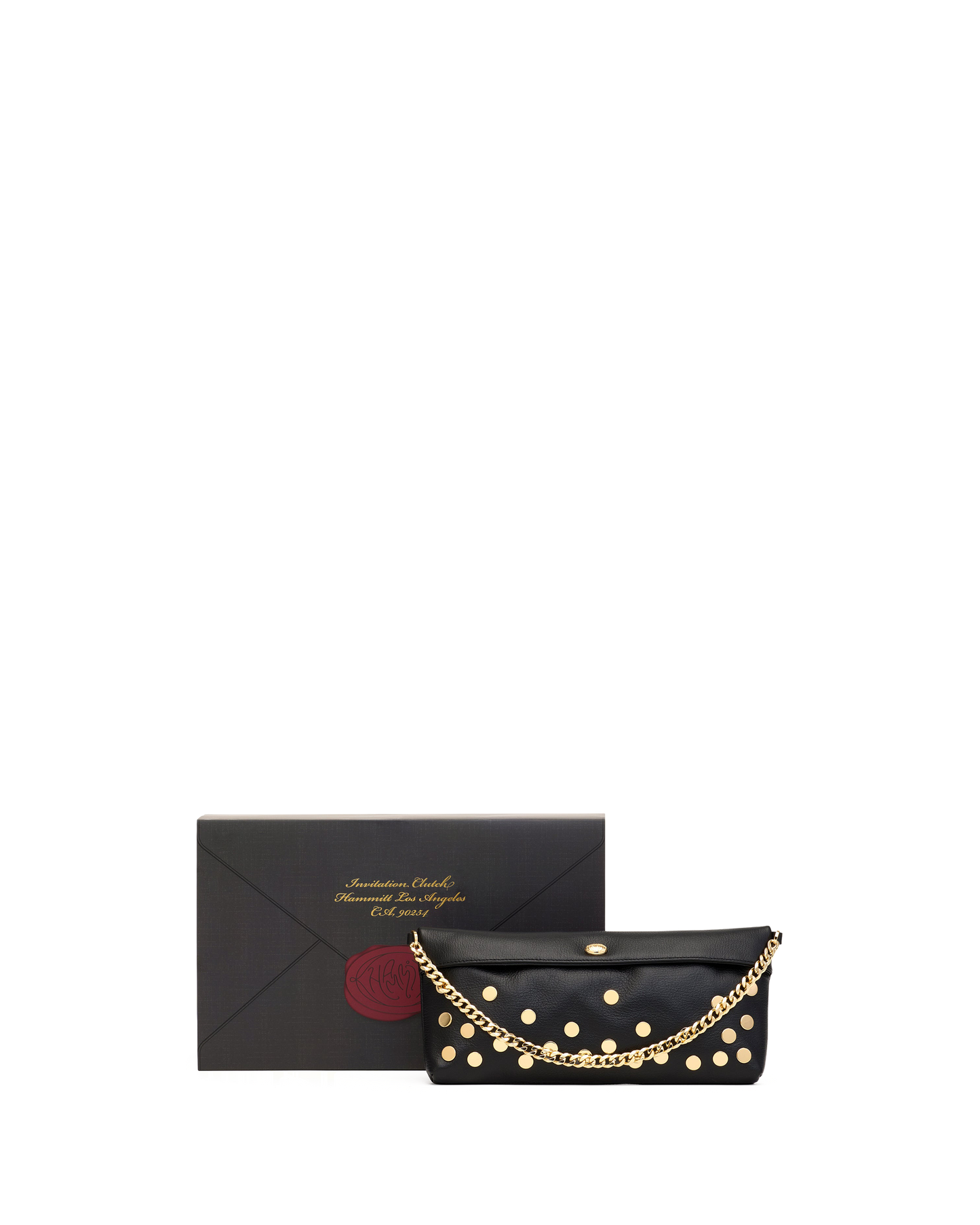 Invitation Clutch | Falling Rivets/Gold