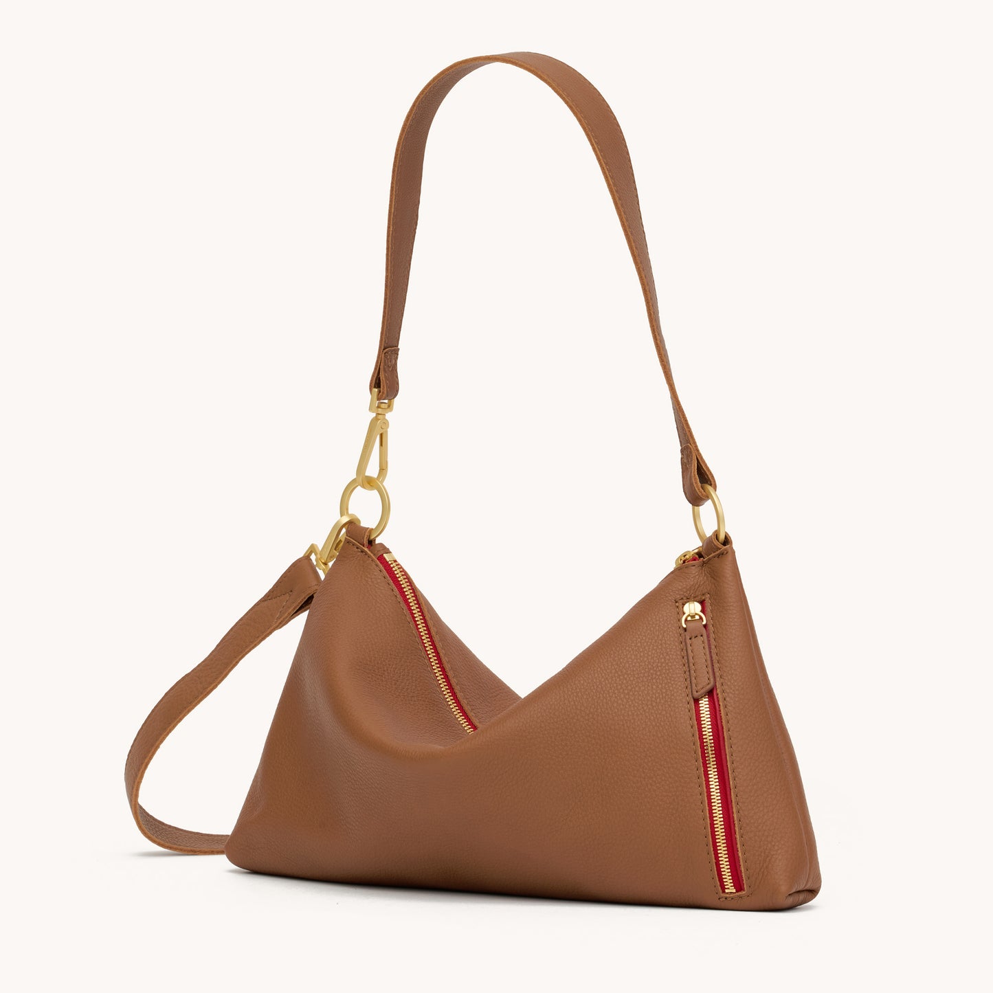 Kyle-Med-Mahogany-Pebble-BG-Red-Zip-Back-View