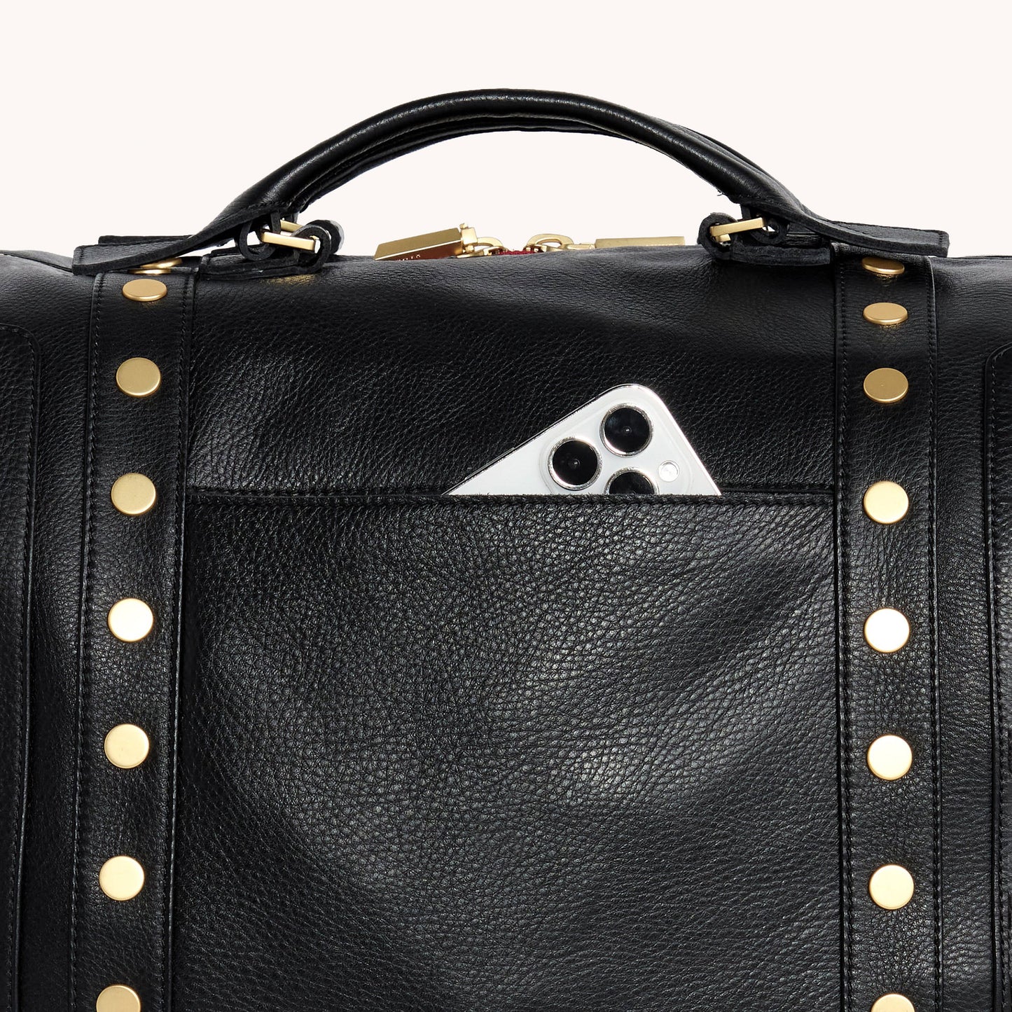 LAX Intl | Black/Brushed Gold Red Zip