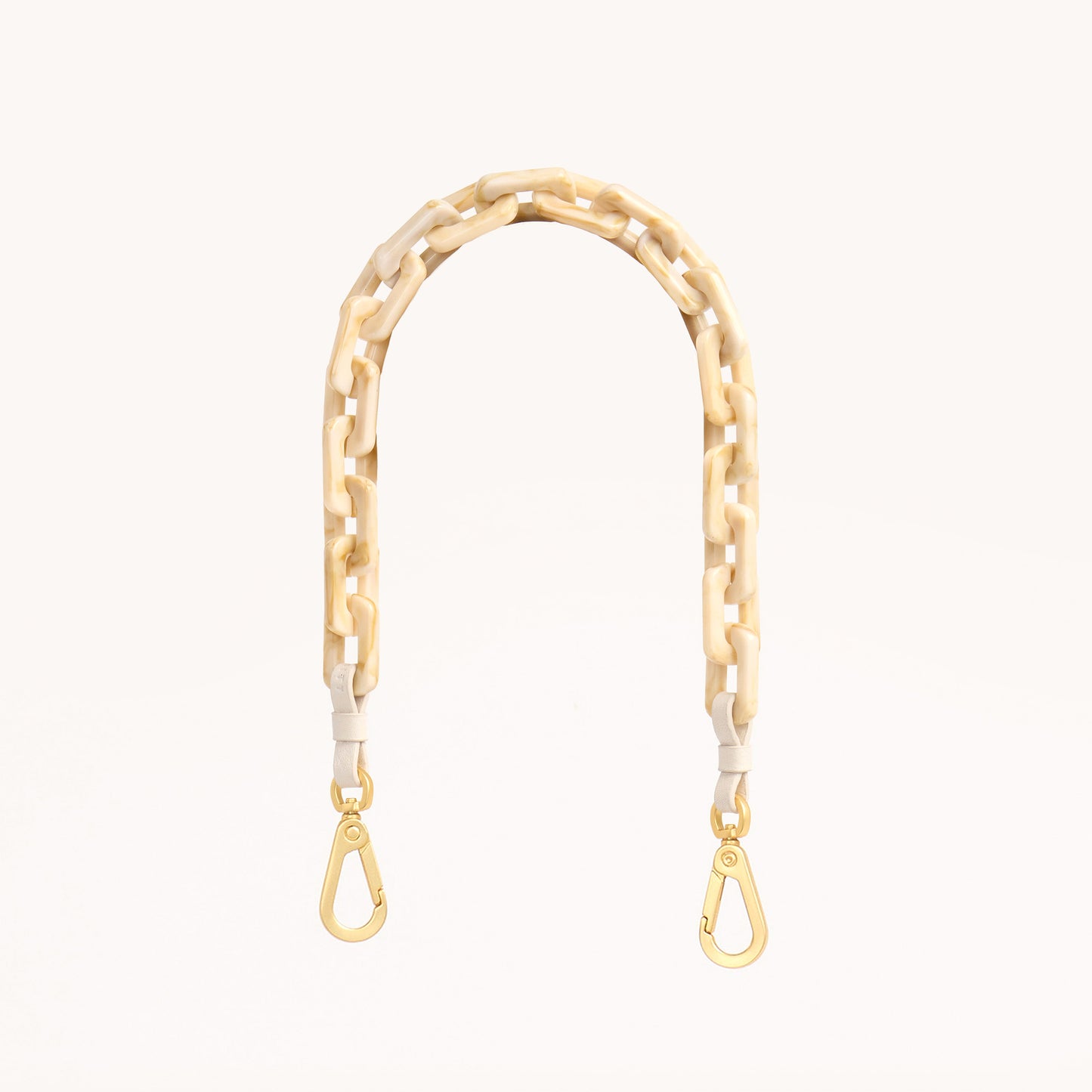 Latte Shoulder Strap | Calla Lily White/Brushed Gold