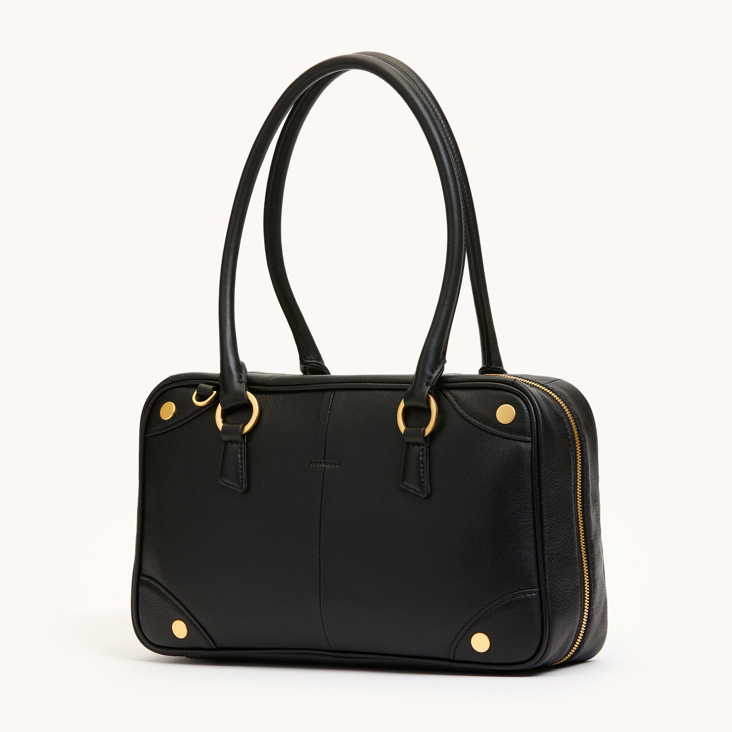 Meredith | Black/Brushed Gold | Med
