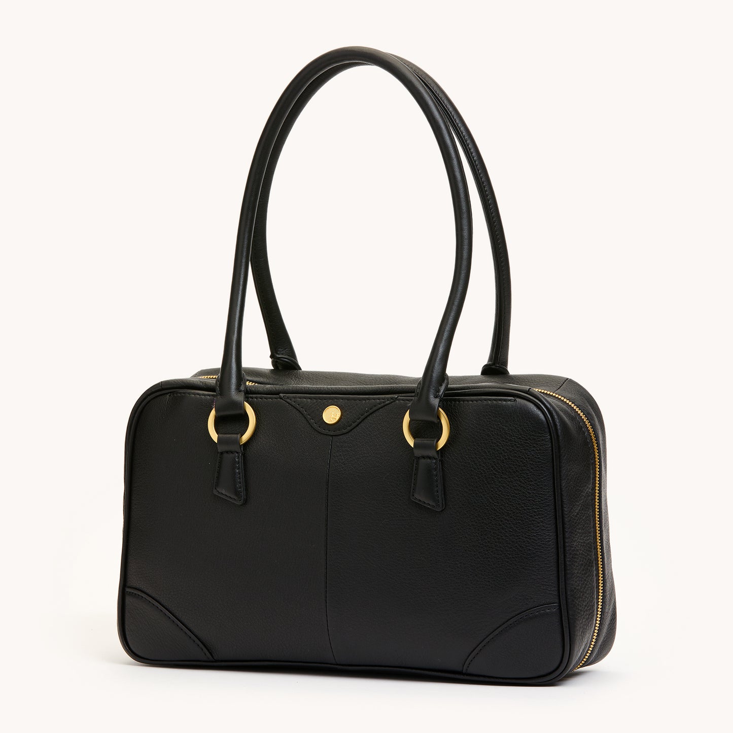 Meredith | Black/Brushed Gold | Med