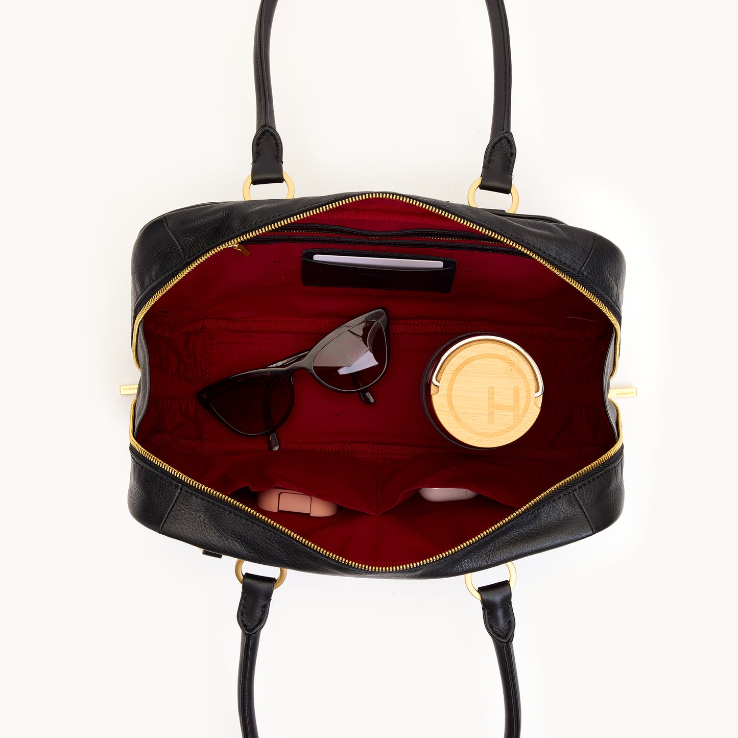 Meredith | Black/Brushed Gold | Med
