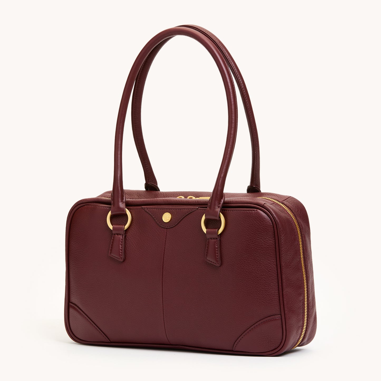 Meredith | Cherrywood Pebble/Brushed Gold | Med