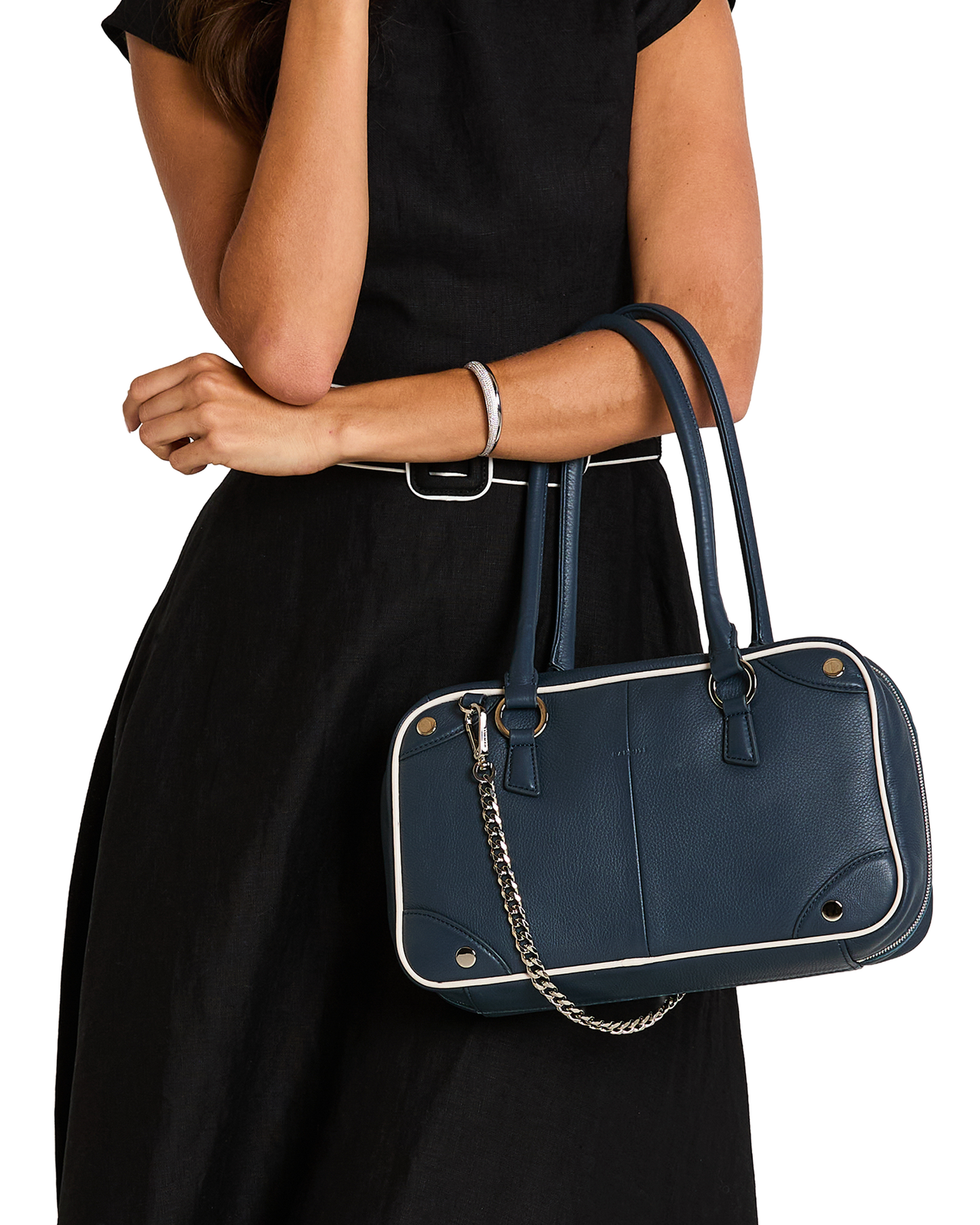 Meredith | Nautical Navy/Silver | Med