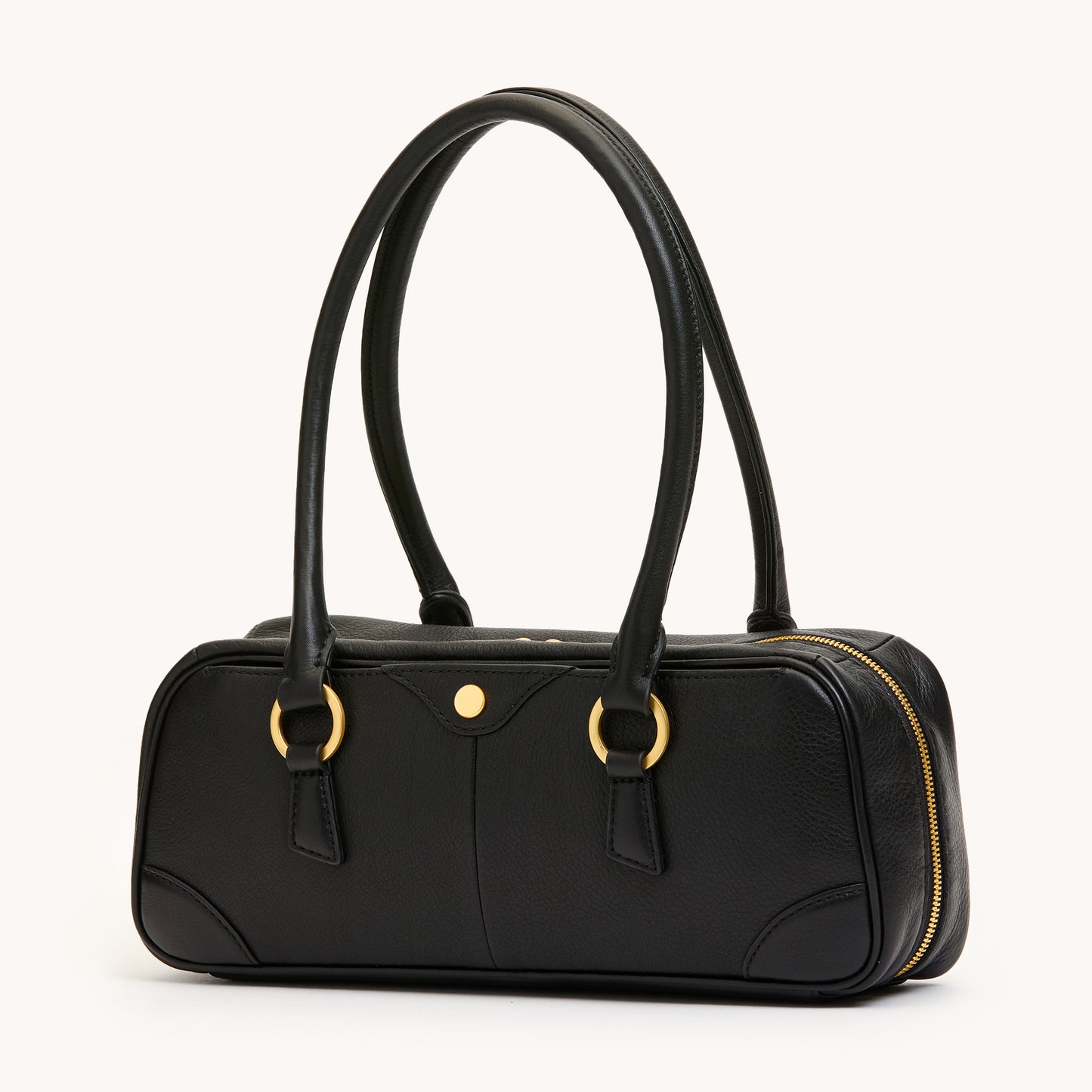 Meredith | Black/Brushed Gold | Sml