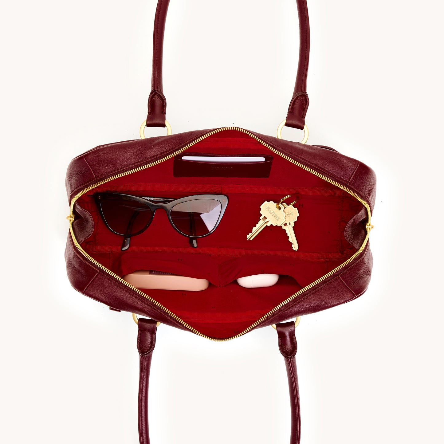 Meredith | Cherrywood Pebble/Brushed Gold | Sml