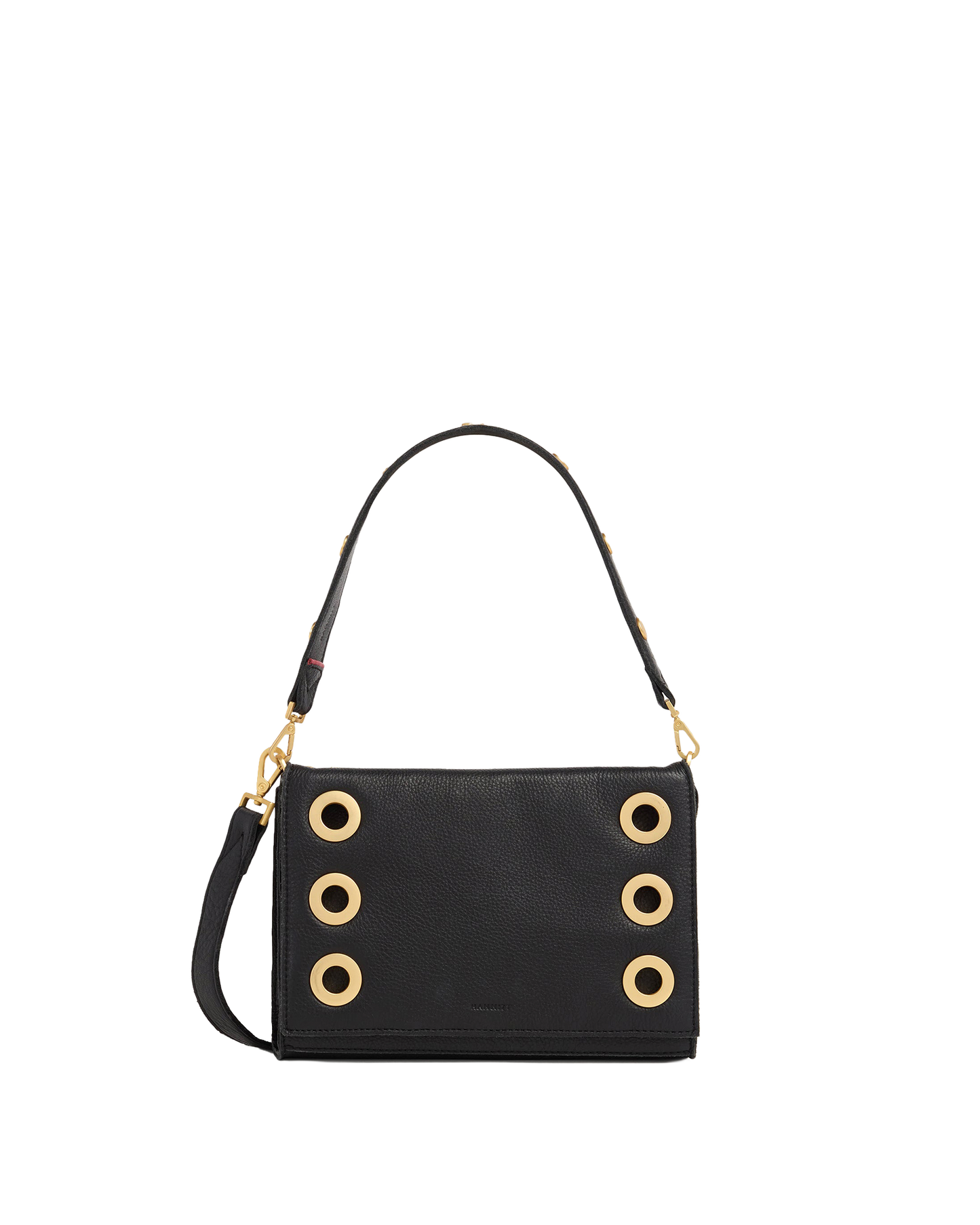 Montana Clutch | Black/Brushed Gold | Sml